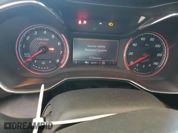 2022 Chevrolet TrailBlazer RS z VIN KL79MUSL3NB032914, wystawiony jako Copart lot #59501655 z przebiegiem 36 951 mil mil oraz Szkoda całkowita • Salvage title. Historia ofert i sprzedaży dostępna na DreamBid. Obrazek 9.