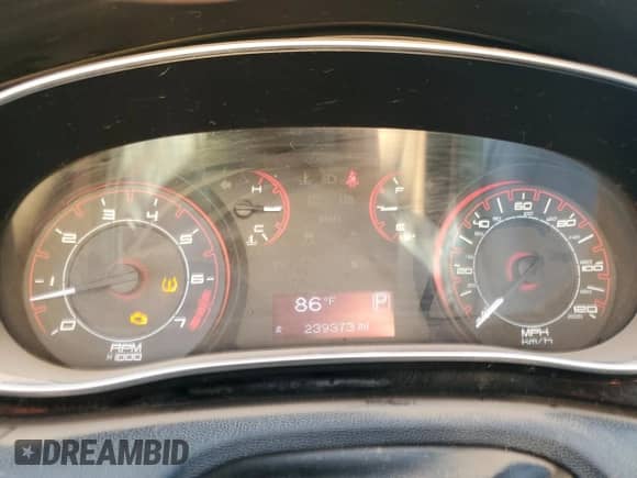 2013 Dodge Dart Rallye with VIN 1C3CDFBA3DD295382, listed as a Copart auction lot 69945955 with 239,373 mi miles and Salvage title. Bid and sale history available at DreamBid. Image 9.