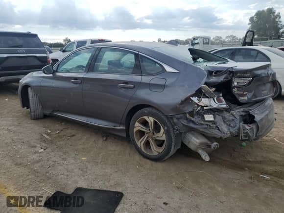 2018 Honda Accord EX-L с VIN 1HGCV1F51JA116943, выставлен на аукционе Copart как лот 85136425 с пробегом 77 953 миль миль и Списание • Salvage title. История ставок и продаж доступна на DreamBid. Изображение 2.
