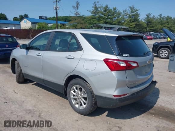 2020 Chevrolet Equinox LS with VIN 2GNAX5EV7L6209840, listed as a IAAI auction lot 42370898 with 87,797 mi miles and . Bid and sale history available at DreamBid. Image 3.