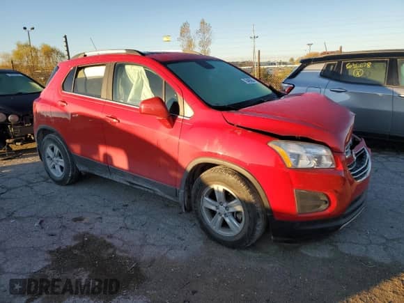 2016 Chevrolet Trax LT with VIN KL7CJLSB3GB753981, listed as a Copart auction lot 78485904 with 54,292 mi miles and Clean title. Bid and sale history available at DreamBid. Image 4.
