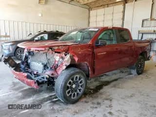 2023 Chevrolet Colorado 2WD LT with VIN 1GCPSCEK3P1136566, listed as a Copart auction lot 59122925 with 41,293 mi miles and Salvage title. Bid and sale history available at DreamBid. Image 1.
