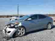 2013 Hyundai Elantra GLS with VIN KMHDH4AE1DU001745, listed as a Copart auction lot 87302965 with 172,838 mi miles and Salvage title. Bid and sale history available at DreamBid. Image 1.