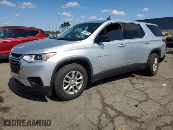 2019 Chevrolet Traverse LS with VIN 1GNEVFKW7KJ283786, listed as a Copart auction lot 71495525 with 168,479 mi miles and Clean title. Bid and sale history available at DreamBid. Image 1.