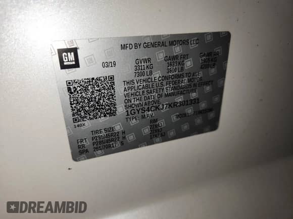 2019 Cadillac Escalade Premium Luxury z VIN 1GYS4CKJ7KR301331, wystawiony jako Copart lot #71915005 z przebiegiem 87 705 mil mil oraz Szkoda całkowita • Salvage title. Historia ofert i sprzedaży dostępna na DreamBid. Obrazek 14.