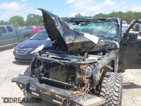2013 Jeep Wrangler Rubicon 10th Anniversary with VIN 1C4BJWCG0DL573065, listed as a IAAI auction lot 42299018 with Not provided miles and . Bid and sale history available at DreamBid. Image 6.