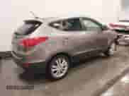 2013 Hyundai Tucson GLS with VIN KM8JU3AC0DU563398, listed as a IAAI auction lot 42214192 with 141,871 mi miles and . Bid and sale history available at DreamBid. Image 4.