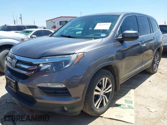 2017 Honda Pilot EX-L with VIN 5FNYF5H66HB037767, listed as a IAAI auction lot 42915035 with 162,088 mi miles and . Bid and sale history available at DreamBid. Image 2.