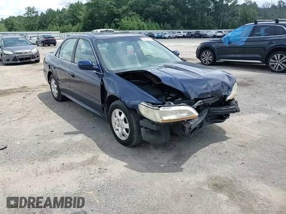 2002 Honda Accord EX with VIN 1HGCG56612A065326, listed as a Copart auction lot 60815895 with 176,251 mi miles and Salvage title. Bid and sale history available at DreamBid. Image 14.