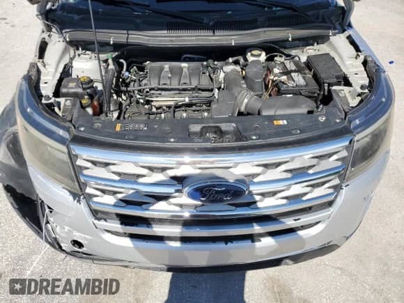 2018 Ford Explorer XLT with VIN 1FM5K7D88JGC04235, listed as a Copart auction lot 68366025 with 129,344 mi miles and Salvage title. Bid and sale history available at DreamBid. Image 12.