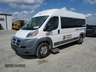 2018 Ram ProMaster z VIN 3C7WRVPG9JE144366, wystawiony jako Copart lot #56308015 z przebiegiem 178 047 mil mil oraz Czysty tytuł • Clean title. Historia ofert i sprzedaży dostępna na DreamBid. Obrazek 1.