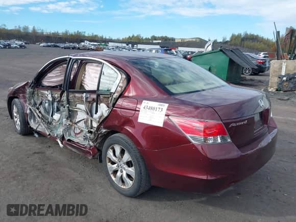 2009 Honda Accord LX-P with VIN 1HGCP264X9A181311, listed as a IAAI auction lot 43480173 with 83,789 mi miles and . Bid and sale history available at DreamBid. Image 3.