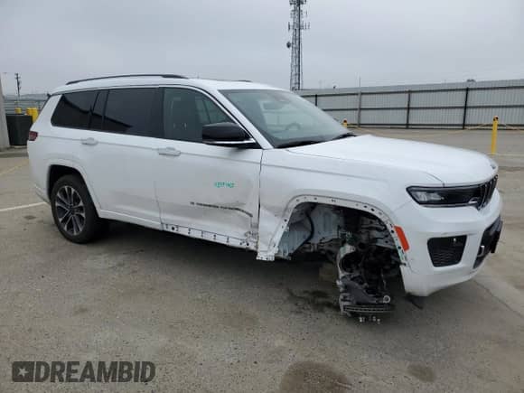 2023 Jeep Grand Cherokee Overland с VIN 1C4RJKDG3P8738216, выставлен на аукционе Copart как лот 45659135 с пробегом 43 340 миль миль и Списание • Salvage title. История ставок и продаж доступна на DreamBid. Изображение 4.