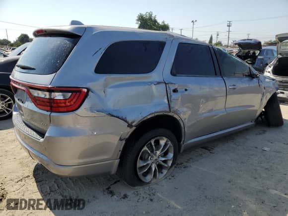 2020 Dodge Durango GT with VIN 1C4RDHDG9LC259977, listed as a Copart auction lot 68038805 with 103,886 mi miles and Salvage title. Bid and sale history available at DreamBid. Image 3.