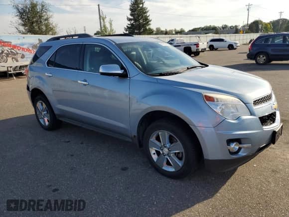 2015 Chevrolet Equinox LT with VIN 2GNFLGE3XF6144787, listed as a Copart auction lot 81719545 with 153,746 mi miles and Salvage title. Bid and sale history available at DreamBid. Image 4.