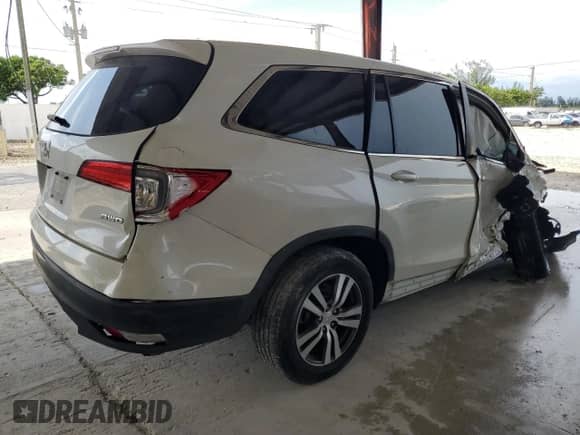2018 Honda Pilot EX-L with VIN 5FNYF6H59JB052234, listed as a Copart auction lot 80649195 with Not provided miles and Non repairable. Bid and sale history available at DreamBid. Image 3.