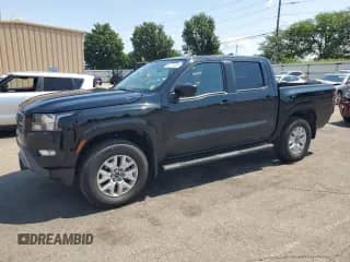 2023 Nissan Frontier S with VIN 1N6ED1EK6PN618587, listed as a Copart auction lot 62714495 with 22,754 mi miles and Salvage title. Bid and sale history available at DreamBid. Image 1.