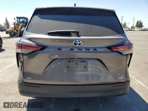 2023 Toyota Sienna LE с VIN 5TDKRKEC0PS152073, выставлен на аукционе Copart как лот 69254965 с пробегом 44 623 миль миль и Списание • Salvage title. История ставок и продаж доступна на DreamBid. Изображение 6.