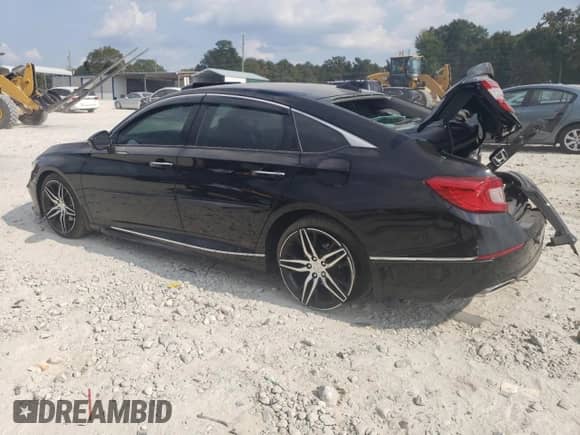 2022 Honda Accord Touring with VIN 1HGCV2F98NA008186, listed as a Copart auction lot 81028375 with 54,001 mi miles and Salvage title. Bid and sale history available at DreamBid. Image 2.