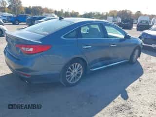 2015 Hyundai Sonata Sport with VIN 5NPE34AFXFH091457, listed as a IAAI auction lot 43532727 with 128,726 mi miles and . Bid and sale history available at DreamBid. Image 4.