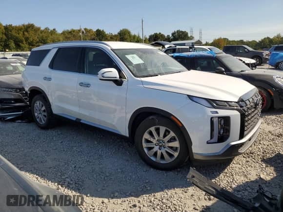 2023 Hyundai Palisade SEL с VIN KM8R24GE8PU614299, выставлен на аукционе Copart как лот 71614644 с пробегом 48 301 миль миль и Списание • Salvage title. История ставок и продаж доступна на DreamBid. Изображение 4.