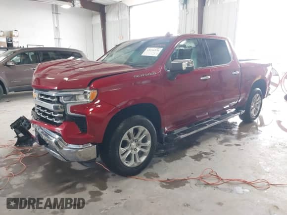 2024 Chevrolet Silverado 1500 LTZ with VIN 1GCUDGED9RZ397467, listed as a IAAI auction lot 42254326 with 11,081 mi miles and . Bid and sale history available at DreamBid. Image 2.