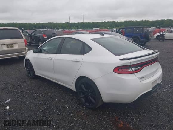 2016 Dodge Dart SXT Sport Blacktop with VIN 1C3CDFFA7GD791252, listed as a IAAI auction lot 42325019 with 80,197 mi miles and . Bid and sale history available at DreamBid. Image 3.
