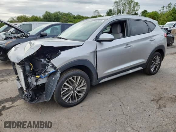 2021 Hyundai Tucson SEL with VIN KM8J3CAL4MU382887, listed as a Copart auction lot 71863815 with 38,135 mi miles and Salvage title. Bid and sale history available at DreamBid. Image 1.