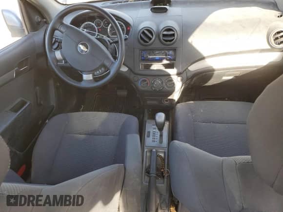 2007 Chevrolet Aveo LS with VIN KL1TD56627B066937, listed as a Copart auction lot 75964924 with 28,042 mi miles and Salvage title. Bid and sale history available at DreamBid. Image 8.