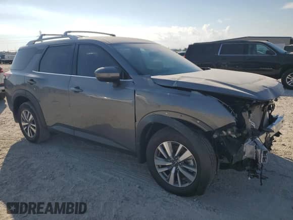 2025 Nissan Pathfinder SL с VIN 5N1DR3CC3SC230790, выставлен на аукционе Copart как лот 84901185 с пробегом 189 миль миль и Списание • Salvage title. История ставок и продаж доступна на DreamBid. Изображение 4.