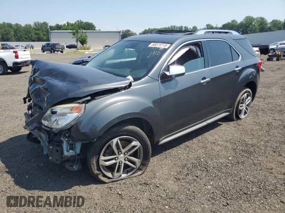 2017 Chevrolet Equinox Premier z VIN 2GNFLGEK9H6350337, wystawiony jako Copart lot #66073715 z przebiegiem 126 073 mil mil oraz Szkoda całkowita • Salvage title. Historia ofert i sprzedaży dostępna na DreamBid. Obrazek 1.