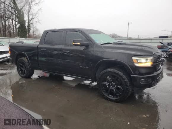 2021 Ram 1500 Laramie z VIN 1C6SRFRT2MN570208, wystawiony jako Copart lot #44314665 z przebiegiem 44 606 mil mil oraz Szkoda całkowita • Salvage title. Historia ofert i sprzedaży dostępna na DreamBid. Obrazek 4.