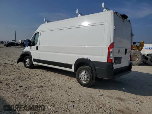 2023 Ram ProMaster Cargo с VIN 3C6LRVDG7PE581240, выставлен на аукционе Copart как лот 44595165 с пробегом Не указан миль и Списание • Salvage title. История ставок и продаж доступна на DreamBid. Изображение 2.