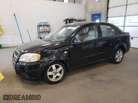 2007 Chevrolet Aveo LT с VIN KL1TG566X7B054185, выставлен на аукционе Copart как лот 74776014 с пробегом 152 148 миль миль и Списание • Salvage title. История ставок и продаж доступна на DreamBid. Изображение 1.