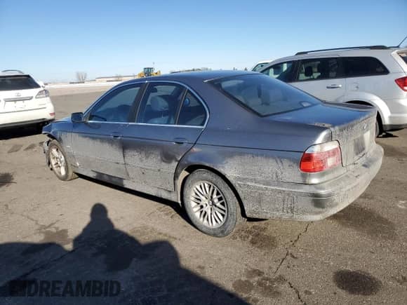 2002 BMW 5 Series 530i with VIN WBADT53402CE93491, listed as a Copart auction lot 42338765 with Not provided miles and Salvage title. Bid and sale history available at DreamBid. Image 2.