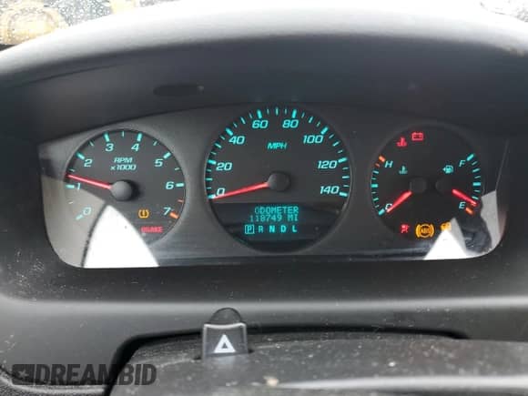 2012 Chevrolet Impala LS Retail z VIN 2G1WA5E34C1335044, wystawiony jako Copart lot #84017005 z przebiegiem 118 749 mil mil oraz Szkoda całkowita • Salvage title. Historia ofert i sprzedaży dostępna na DreamBid. Obrazek 9.