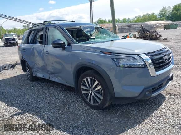 2022 Nissan Pathfinder Platinum с VIN 5N1DR3DH2NC221481, выставлен на аукционе IAAI как лот 42158644 с пробегом 43 300 миль миль и . История ставок и продаж доступна на DreamBid. Изображение 1.