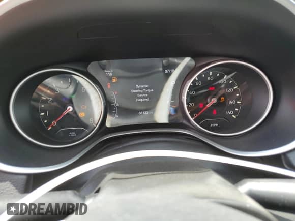 2018 Jeep Compass Latitude z VIN 3C4NJCBB2JT318340, wystawiony jako Copart lot #65468945 z przebiegiem 68 133 mil mil oraz Szkoda całkowita • Salvage title. Historia ofert i sprzedaży dostępna na DreamBid. Obrazek 9.