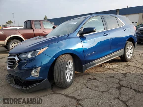 2019 Chevrolet Equinox LT z VIN 3GNAXTEV1KL320933, wystawiony jako Copart lot #81441575 z przebiegiem 15 736 mil mil oraz Czysty tytuł • Clean title. Historia ofert i sprzedaży dostępna na DreamBid. Obrazek 1.