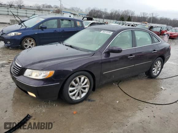 2007 Hyundai Azera SE с VIN KMHFC46F37A185813, выставлен на аукционе Copart как лот 86519194 с пробегом 162 458 миль миль и Списание • Salvage title. История ставок и продаж доступна на DreamBid. Изображение 1.