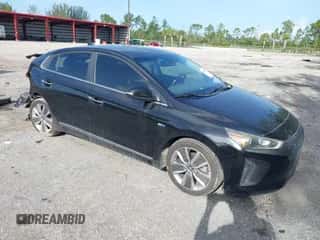 2019 Hyundai Ioniq Limited z VIN KMHC85LC1KU124214, wystawiony jako IAAI lot #42485202 z przebiegiem 105 447 mil mil oraz . Historia ofert i sprzedaży dostępna na DreamBid. Obrazek 1.