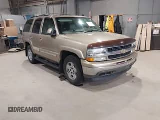2006 Chevrolet Tahoe LS z VIN 1GNEK13TX6J114951, wystawiony jako IAAI lot #42873631 z przebiegiem 202 663 mil mil oraz . Historia ofert i sprzedaży dostępna na DreamBid. Obrazek 1.