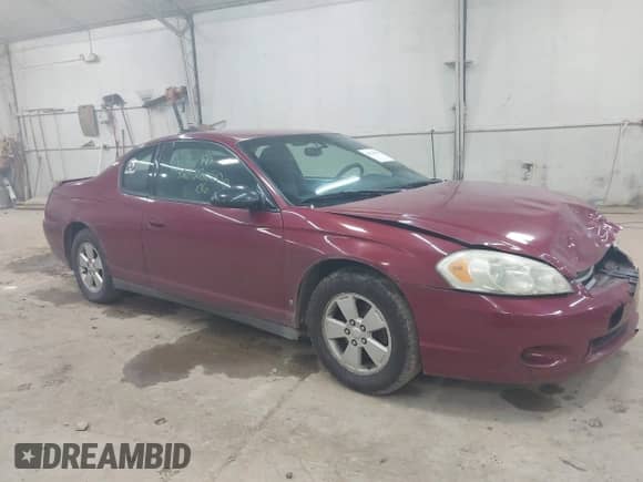 2006 Chevrolet Monte Carlo LT 3.5L with VIN 2G1WM15KX69217920, listed as a IAAI auction lot 42325050 with 199,504 mi miles and . Bid and sale history available at DreamBid. Image 1.