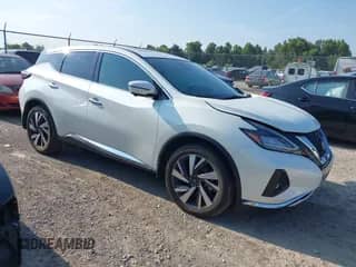 2023 Nissan Murano SL with VIN 5N1AZ2CS8PC106607, listed as a IAAI auction lot 43188204 with 48,393 mi miles and . Bid and sale history available at DreamBid. Image 1.