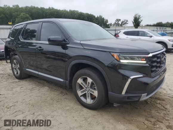 2024 Honda Pilot EX-L с VIN 5FNYG2H43RB014099, выставлен на аукционе Copart как лот 69098465 с пробегом 35 673 миль миль и Списание • Salvage title. История ставок и продаж доступна на DreamBid. Изображение 4.