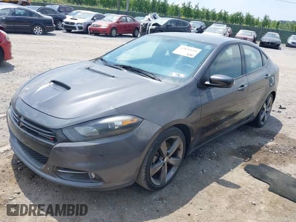 2016 Dodge Dart GT with VIN 1C3CDFEB1GD578145, listed as a IAAI auction lot 42834194 with 62,040 mi miles and . Bid and sale history available at DreamBid. Image 2.