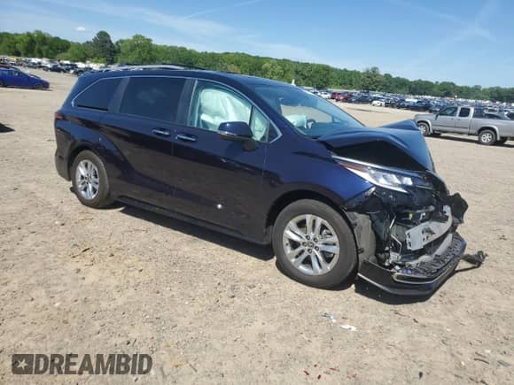 2023 Toyota Sienna Limited с VIN 5TDZSKFC1PS106060, выставлен на аукционе Copart как лот 54187105 с пробегом 17 341 миль миль и Списание • Salvage title. История ставок и продаж доступна на DreamBid. Изображение 4.