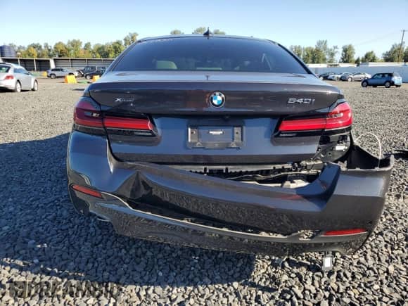 2022 BMW 5 Series 540i xDrive with VIN WBA73BJ01NWX53019, listed as a Copart auction lot 81736525 with Not provided miles and Salvage title. Bid and sale history available at DreamBid. Image 6.
