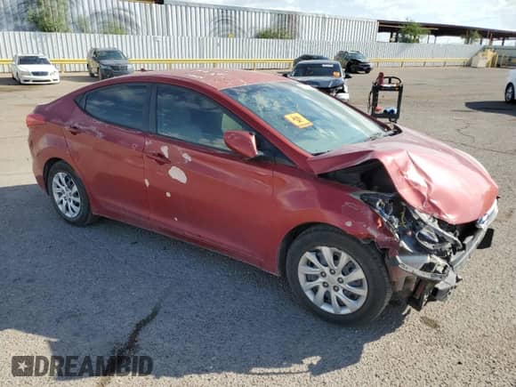 2013 Hyundai Elantra GLS с VIN KMHDH4AE1DU554010, выставлен на аукционе Copart как лот 80652305 с пробегом 107 892 миль миль и Списание • Salvage title. История ставок и продаж доступна на DreamBid. Изображение 4.