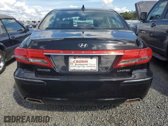 2011 Hyundai Azera Limited with VIN KMHFC4DF3BA537090, listed as a Copart auction lot 74337554 with Not provided miles and Salvage title. Bid and sale history available at DreamBid. Image 6.